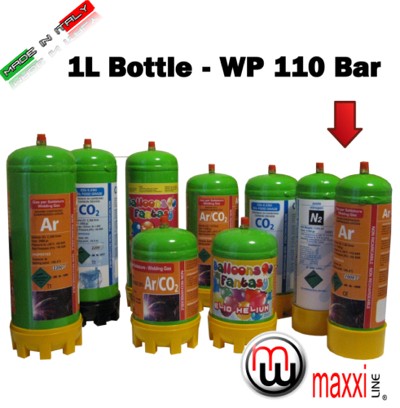 Bombona gas CO2, 1 l, no recuperable 802038 skrc